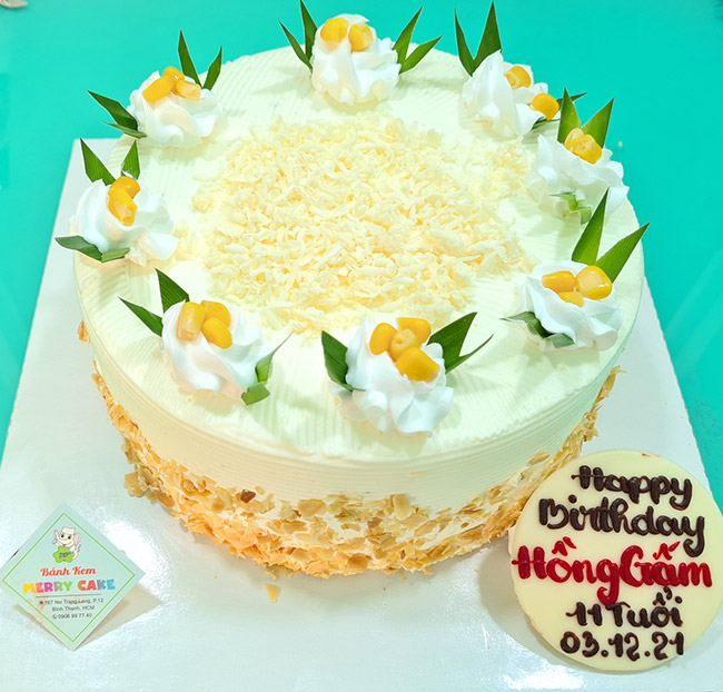 Bánh sinh nhật kem bắp - Mẫu Glow - FRIENDSHIP CAKES & GIFT