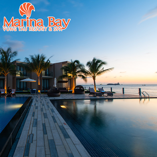 Marina Bay Resort Vũng Tàu 5* - Gói 2N1Đ+ Massage, Trà Chiều- 2 Khách