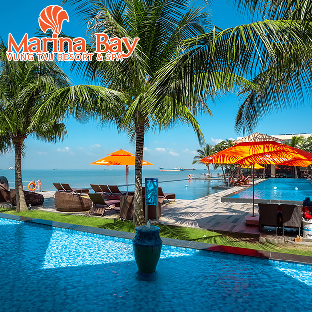 Marina Bay Resort Vũng Tàu 5* - 2N1Đ Phòng + Ăn Sáng - 2 Khách