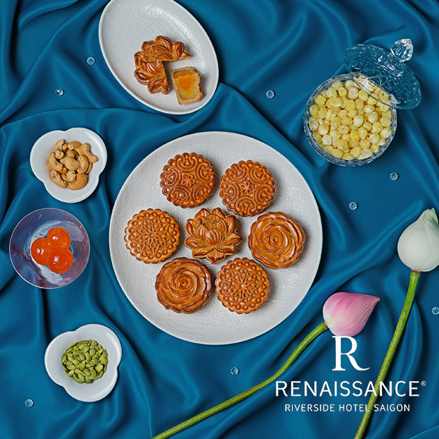 Bánh Trung Thu Renaissance - Hộp 4 Bánh Nguyệt Bích Đoàn Viên