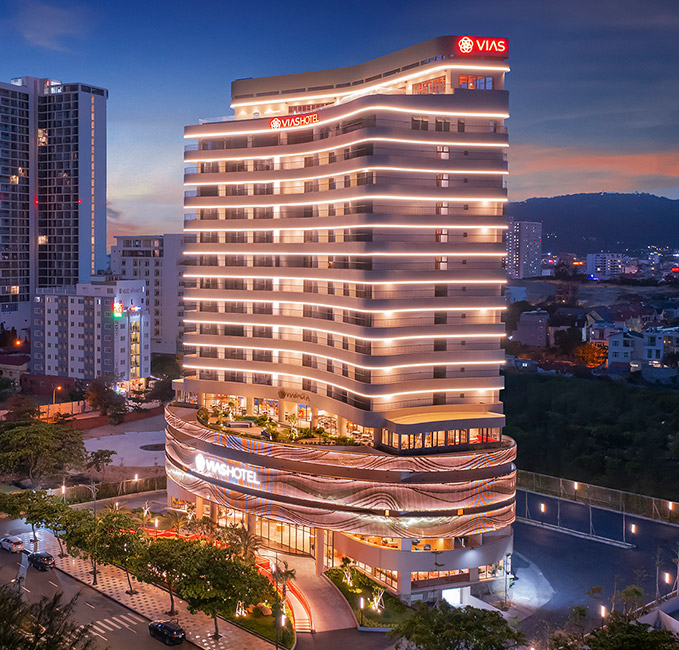 Vias Hotel Vũng Tàu 4* - P. Deluxe City View + Ăn Sáng - 2 Khách