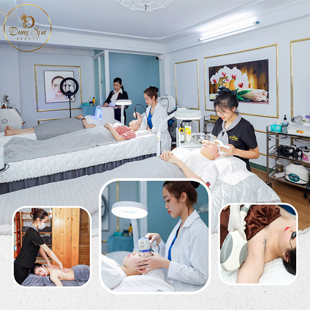 Dung Spa - 6 Combo Massage Body, Mặt, Giảm Béo 100’ - Miễn Tip