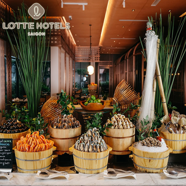 LOTTE HOTEL SAIGON - Buffet Trưa Thượng Hạng Chuẩn Quốc Tế