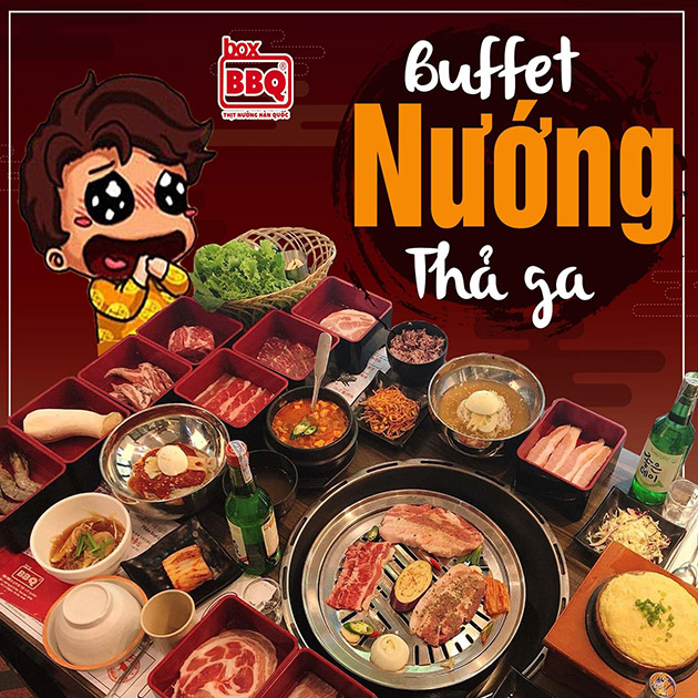 Box BBQ - Buffet Chuẩn Vị Hàn - Menu Mới Siêu Hấp Dẫn