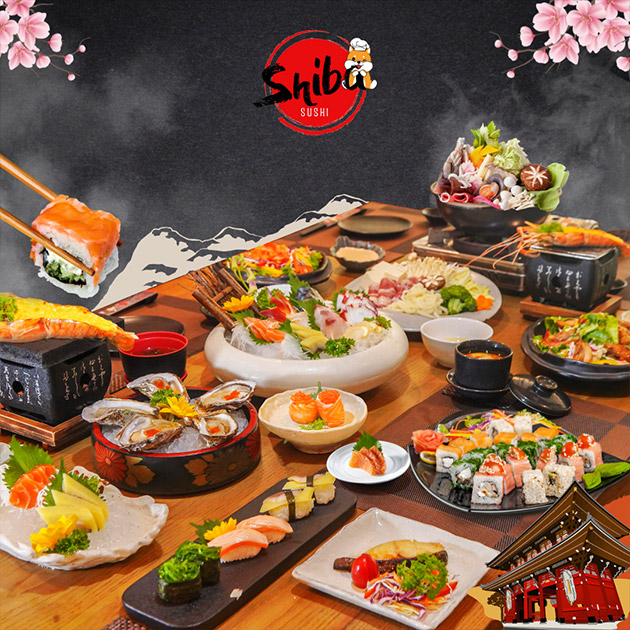 Shiba Sushi - Set 8 Món Nhật Đẳng Cấp Cho 2-3 Người