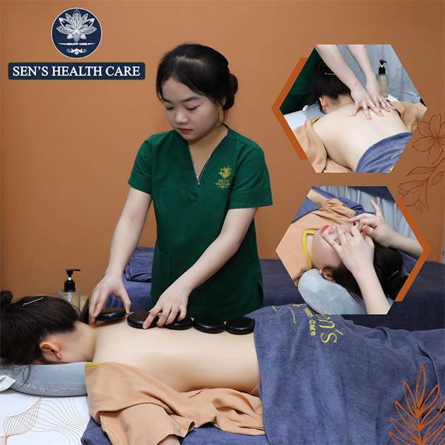 SEN's Health Care - 7IN1 Bấm Huyệt, Sauna, Massage Đá Nóng 100'