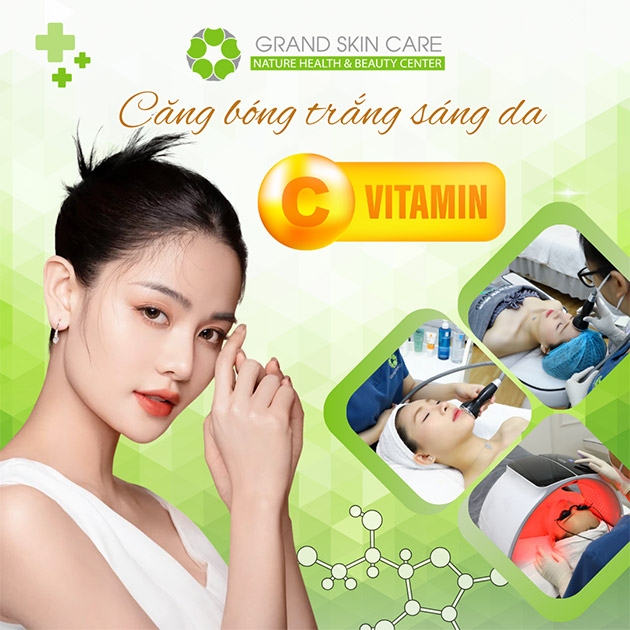 Grand Skin Care - Căng Bóng Trắng Sáng Vitamin C - Hiệu Quả Ngay
