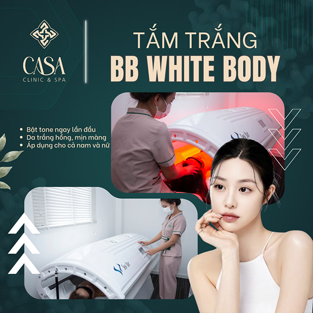 Casa Clinic & Spa - Tắm Trắng BB White Body Trắng Mịn Da