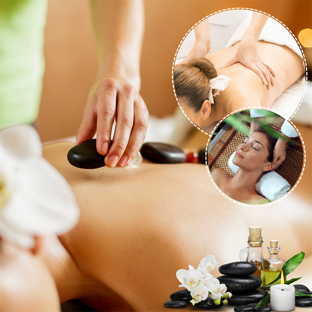 Golden Moon Spa - Massage Đông Y Cổ Vai Gáy/Body Tặng Đá Muối Chân