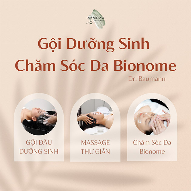 Quỳnh Lam Spa - Gội Đầu + Chăm Sóc Da Bionome - Dr. Baumann