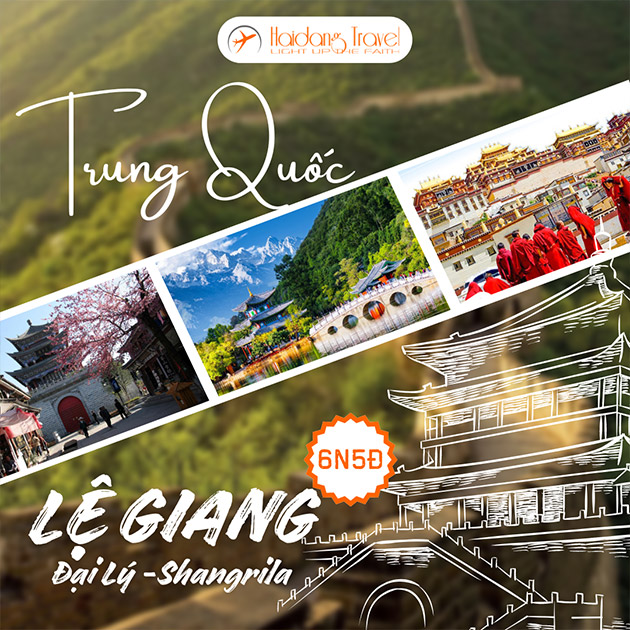 Tour Charter Lệ Giang - Đại Lý - Shangrila 6N5Đ