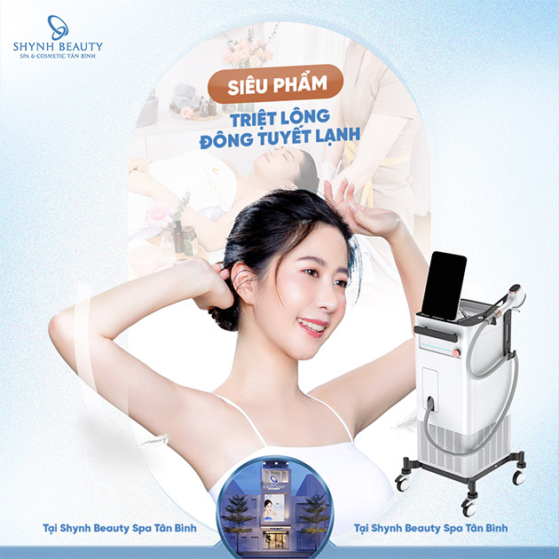 Shynh Beauty Spa Tân Bình - Combo 3 Lần Triệt Lông Diode Laser