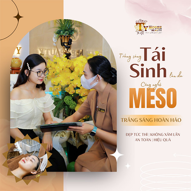 Ty House Spa - Meso Pro Căng Bóng, Sạch Mụn, Trắng Mịn Da