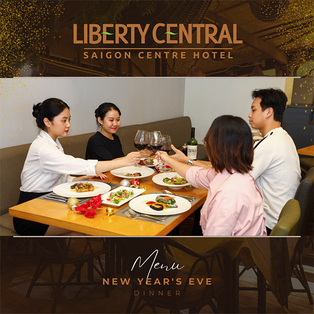 Liberty Centre - Set Menu Tối Năm Mới Đặc Sắc Bao Gồm Rượu Vang