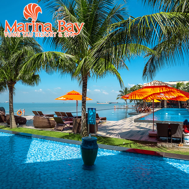 Marina Bay Resort Vũng Tàu 5* - P. Deluxe 2N1Đ + Ăn Sáng - 2 Khách