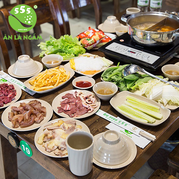 555 - Ăn Là Ngấm - Set Bò Nhúng Dấm Cho 4-6 Người