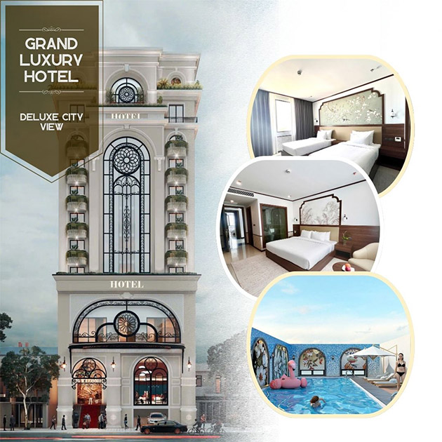 Grand Luxury Hotel Phan Rang 4* - P. Deluxe City View 2N1Đ + Ăn Sáng