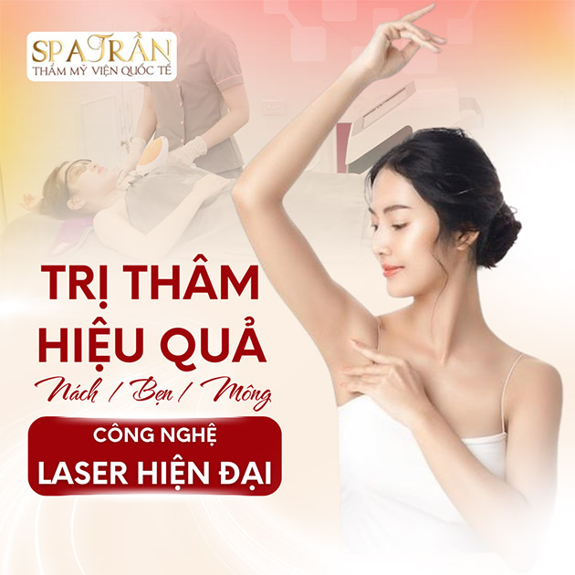 Spa Trần - Trị Thâm Nách, Bẹn, Mông