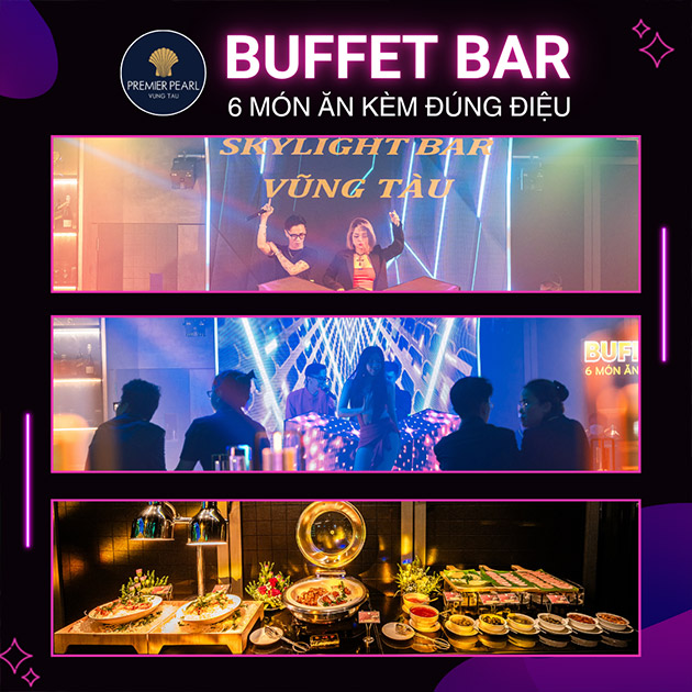 Premier Pearl Hotel Vũng Tàu - Buffet Bar Sky Light - Bar Rooftop