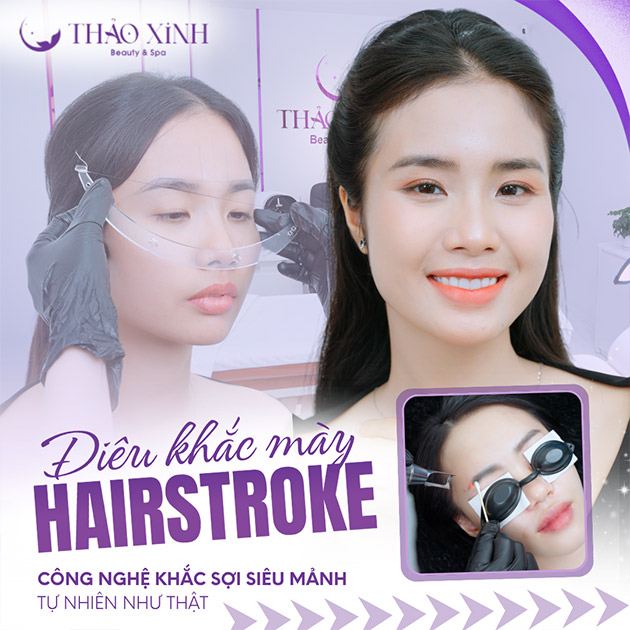 VTM Thảo Xinh - Điêu Khắc Chân Mày Hairstroke - Đẹp Tự Nhiên