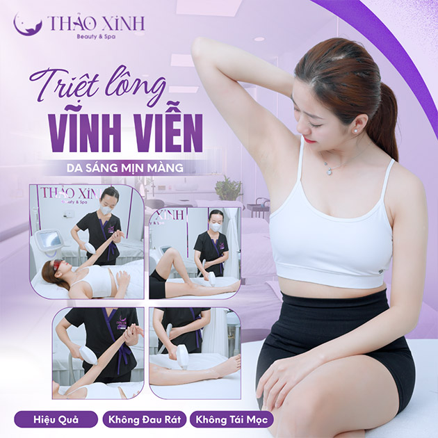 VTM Thảo Xinh - 5 Lần Triệt Lông Vĩnh Viễn Không Đau Rát