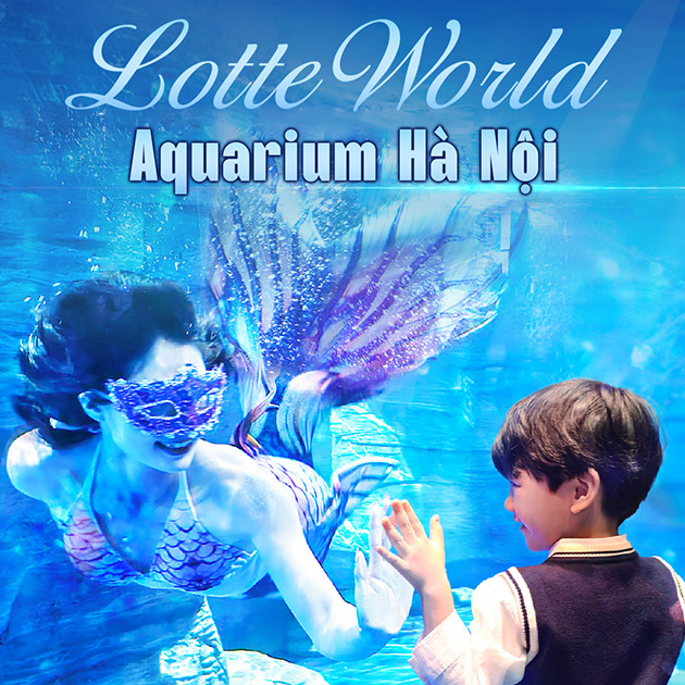 Lotte World Aquarium Hà Nội - Vé Tham Quan Người Lớn/ Trẻ Em