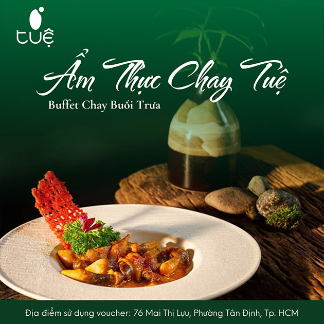 Ẩm Thực Chay Tuệ CN Mai Thị Lựu - Buffet Chay Trưa Cao Cấp