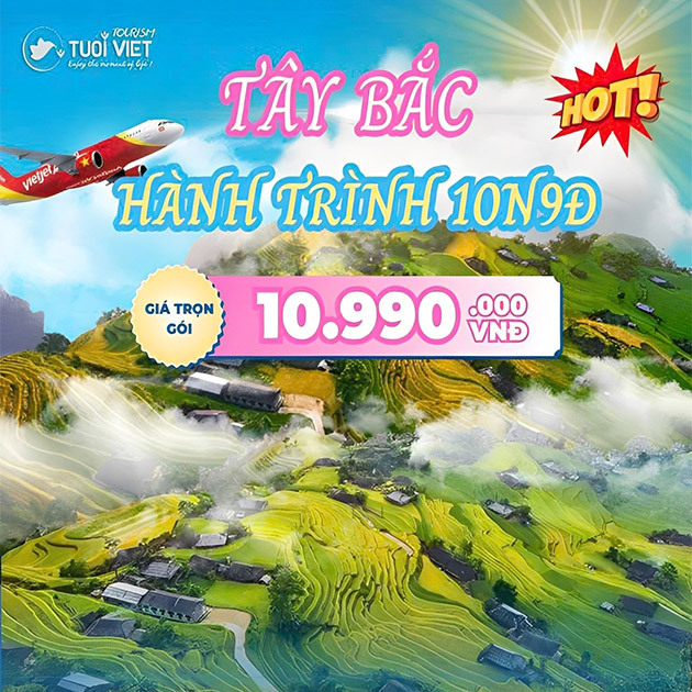 Tour Hành Trình Liên Tuyến Xuyên Việt 10N9Đ - Điểm Đến Vàng