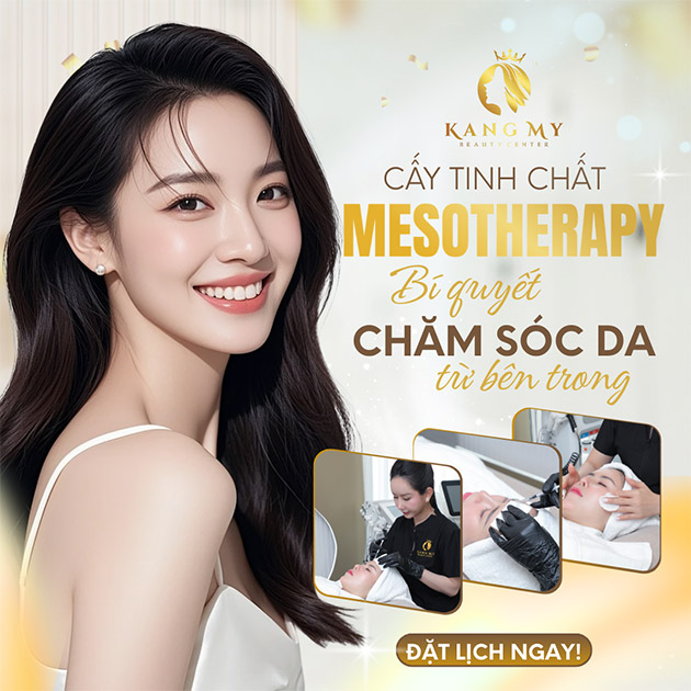 TMV QT Kang My - Cấy Mesotherapy Cắng Bóng Da, Trắng Mịn