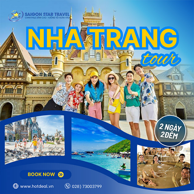 Tour Nha Trang 2N2Đ - Bãi Nhũ Tiên - Tắm Bùn