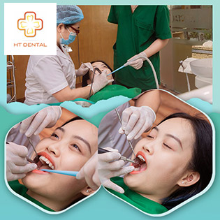 Nha Khoa HT - Combo Chăm Sóc Răng Miệng Cạo Vôi, Trám Răng