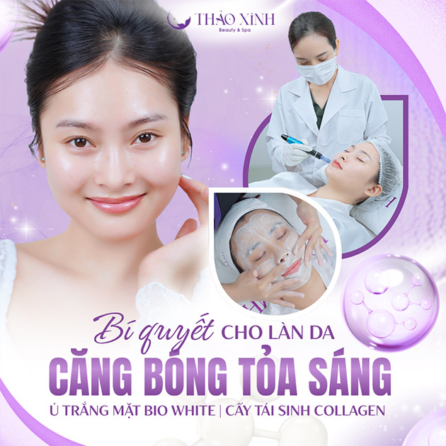 VTM Thảo Xinh - Ủ Trắng/ Cấy Tái Sinh Collagen Căng Bóng Da Mặt