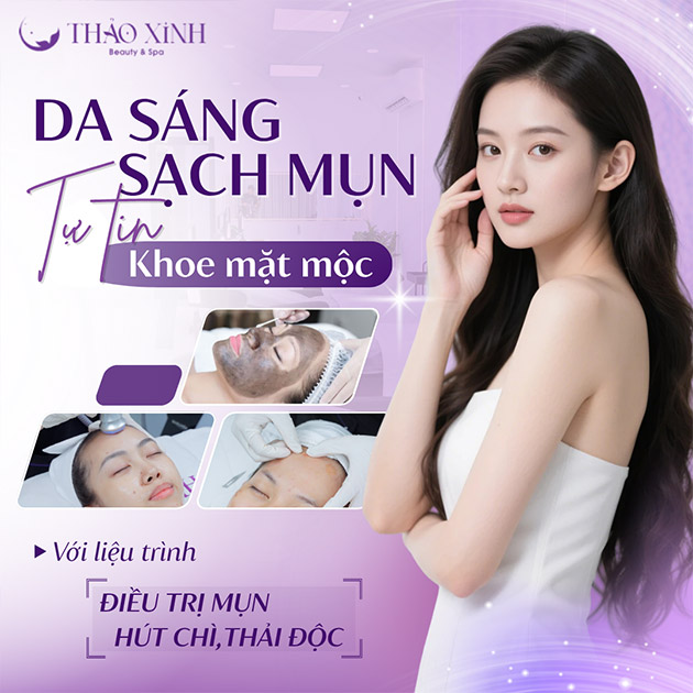 VTM Thảo Xinh - Trị Mụn Chuẩn Y Khoa/ Hút Chì, Thải Độc Tố
