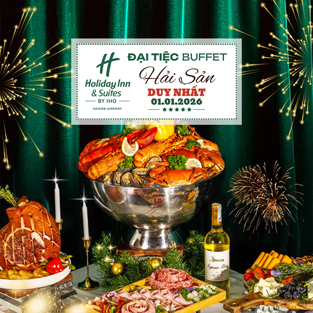 Holiday Inn & Suite - Tiệc Buffet Hải Sản Mừng Năm Mới (1/1)