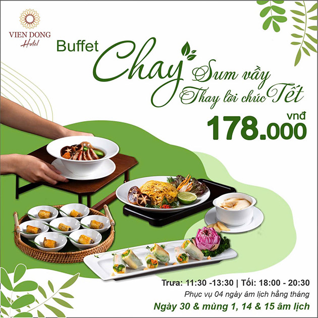 Viễn Đông - Buffet Trưa/ Tối Tinh Hoa Những Món Chay