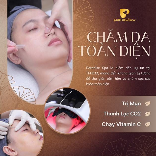 Paradise Spa - Trị Mụn/ Thanh Lọc CO2/ Chạy Vitamin C