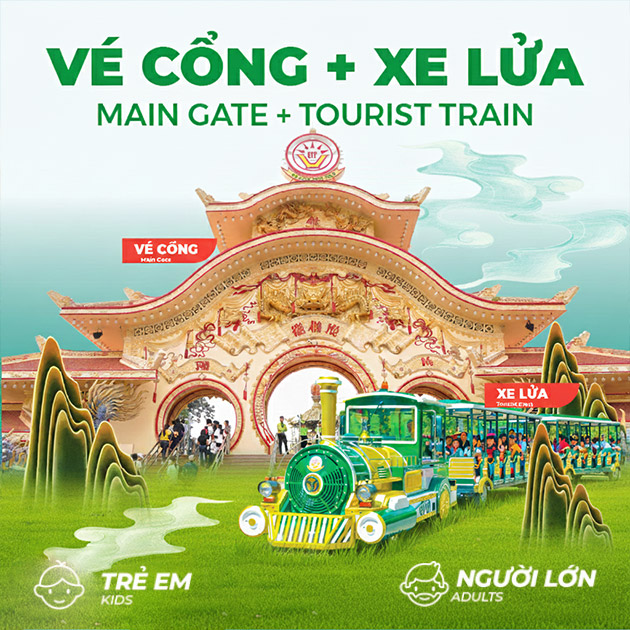 Suối Tiên - Vé Lẻ Vào Cổng + Xe Lửa Cho Người Lớn/ Trẻ Em