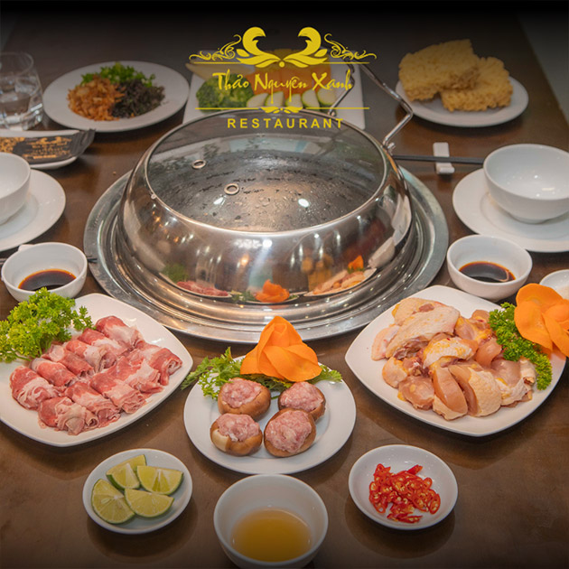 Thảo Nguyên Xanh - Set Lẩu Hơi Cho 2 Người