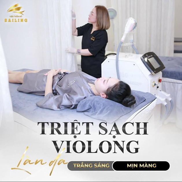 Sailing Clinic - 10 Lần Triệt Lông Diode Laser Tay, Chân, Bikini, Lưng