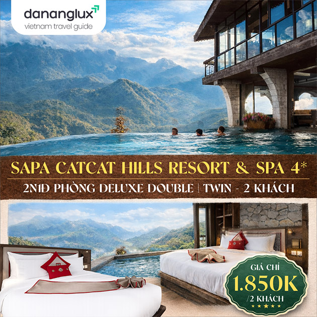 Sapa Catcat Hills Resort & Spa 4* - Phòng Deluxe - 2 Khách