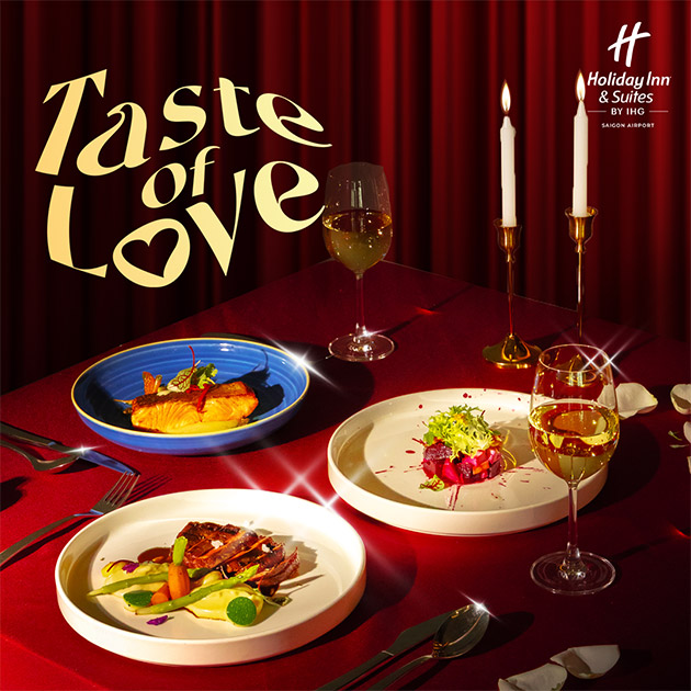 Holiday Inn & Suites - Valentine Set Menu + Nhạc Sống, Trang Trí Party