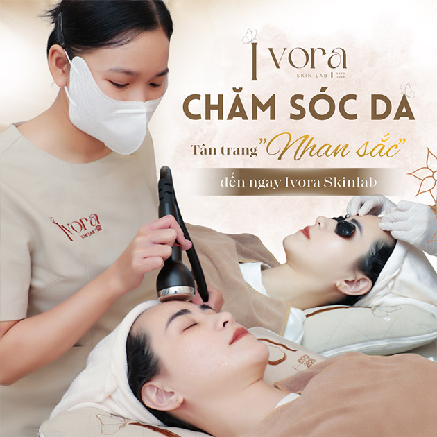 Ivora Skinlab - Cryo CN Hàn Quốc - Sạch Da, Trắng Mịn, Căng Bóng Da