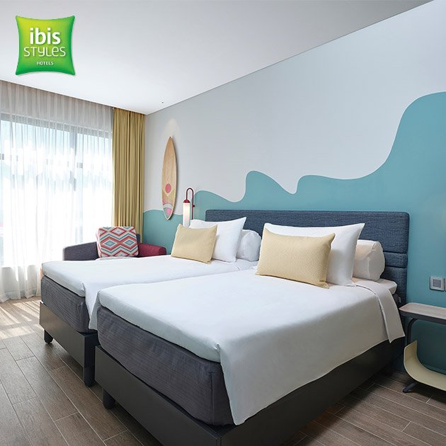 ibis Styles Hotel Vũng Tàu  4* - 2N1Đ Phòng Standard Twin - 2 Khách