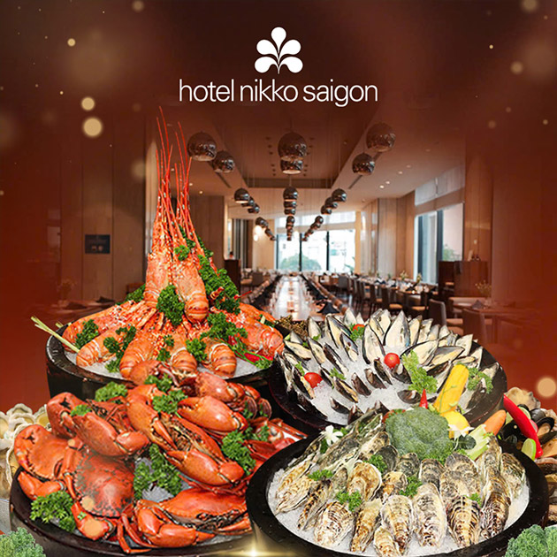 Hotel Nikko Saigon - Buffet Hải Sản Tôm Hùm Cao Cấp + Rượu Vang