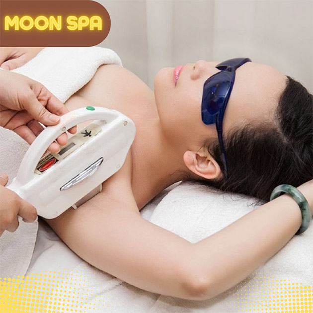 Golden Moon Spa - 3 Buổi Triệt Lông Nách/ Mép Cam Kết Hiệu Quả