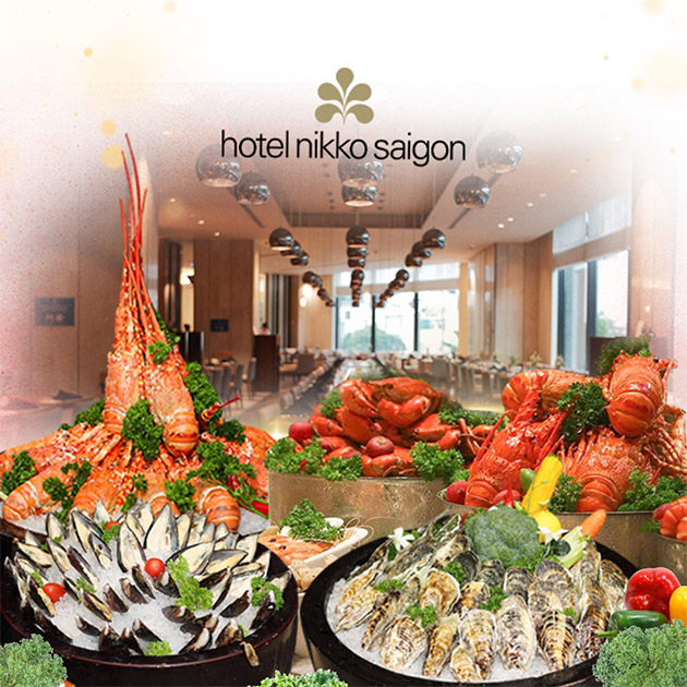 Hotel Nikko Saigon - Buffet Hải Sản Tôm Hùm Cao Cấp + Rượu Vang