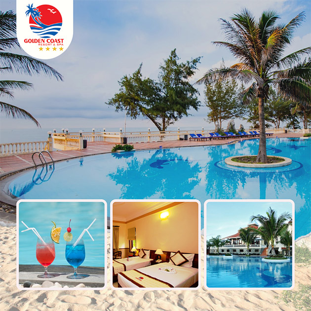 Golden Coast Resort & Spa 4* - Gói 2N1Đ - Phòng Superior + 2 Bữa Ăn