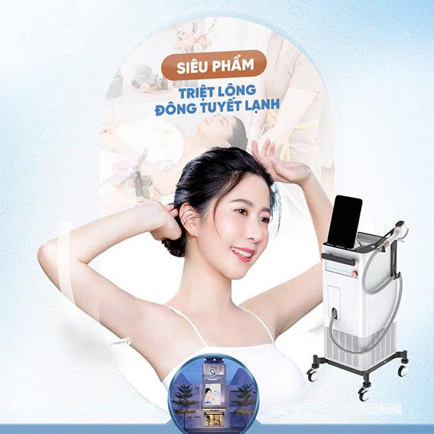 Uin Premium - Triệt Lông Diode Lazer Cool - Mát Lạnh Sinh Học