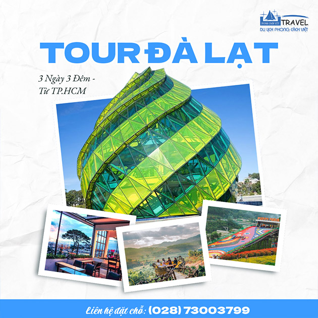 Tour Đà Lạt 3N3Đ - Happy Hills - Suối Bình Yên - DL001