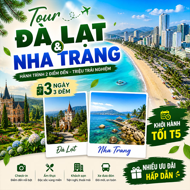 Tour Đà Lạt - Nha Trang 3N3Đ - Panorama Coffee - DL007